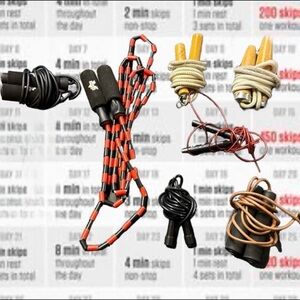 7 x high-quality skipping ropes - put work-outs in over-drive - keep it real